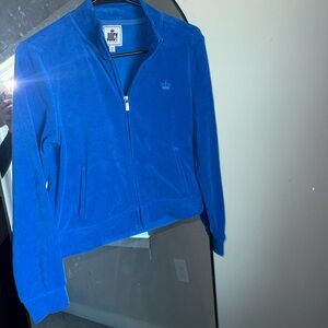 Juicy Couture Full Zip Terry Cloth Hoodie
Royal Blue Size Medium